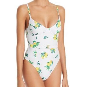 NWT Onia X We Wore What Lemon One Piece Swimsuit